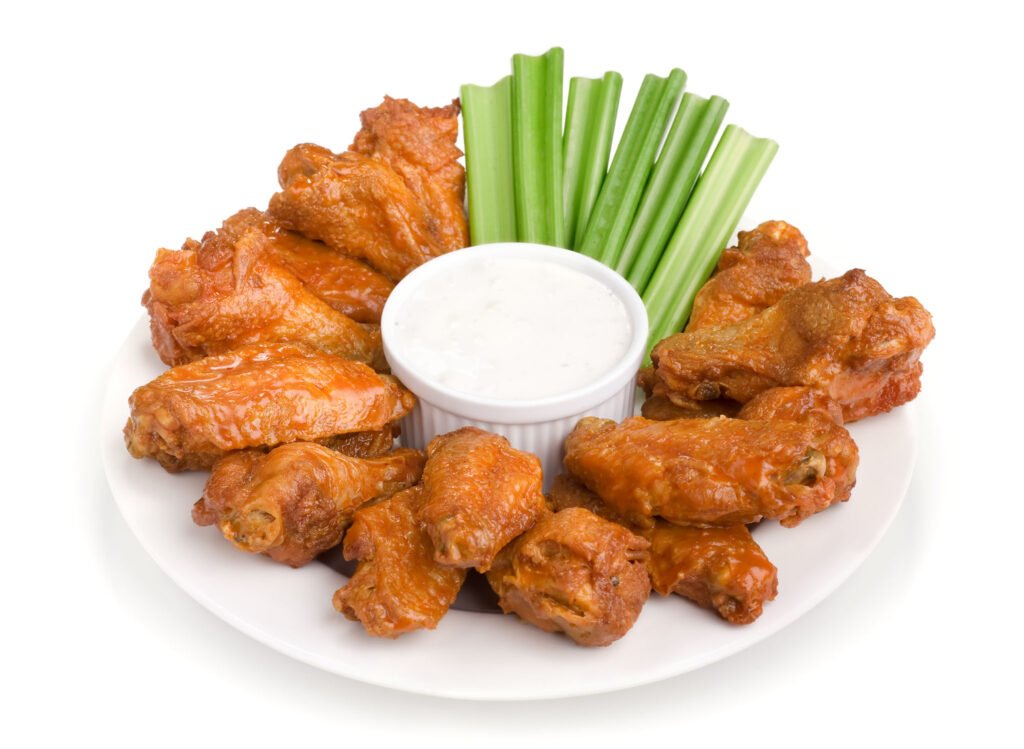 Alitas de Pollo Fritas Estilo Americano